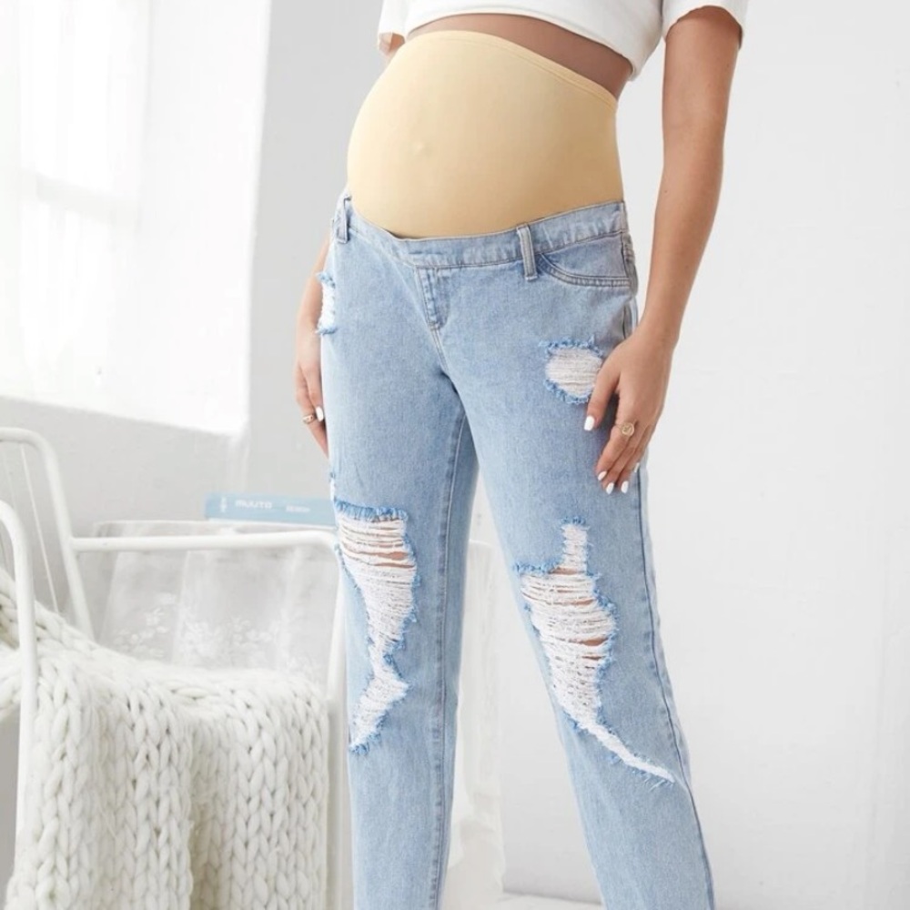 SHEIN Maternity Jeans LARGE